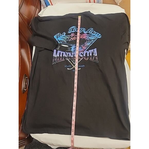 Vintage The Boys From Minnesota State Hockey Champs Tshirt Size XL - Picture 8 of 8